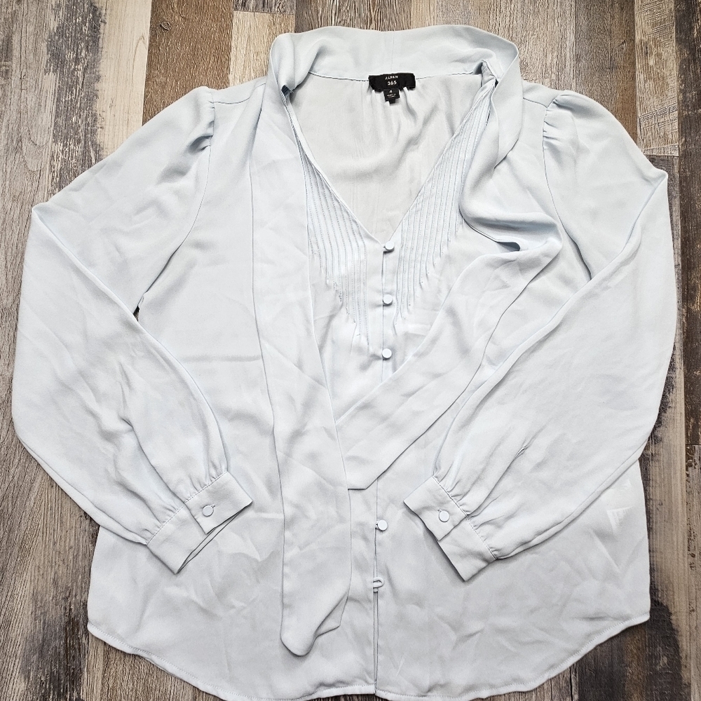 J. Crew 365 Women's Size 4 Sky Blue Blouse